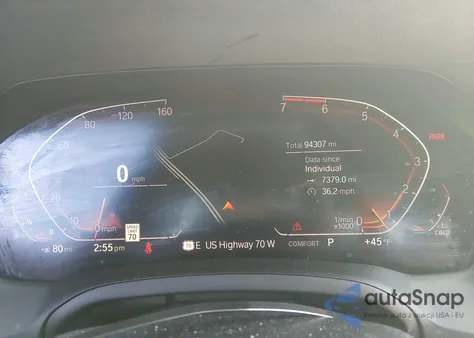 2021 BMW 330I xDrive из США, поврежденный, VIN 3MW5R7J03M8C18302